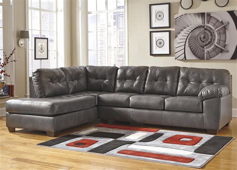 Coupon Ashley Furniture Gray Leather Sectional